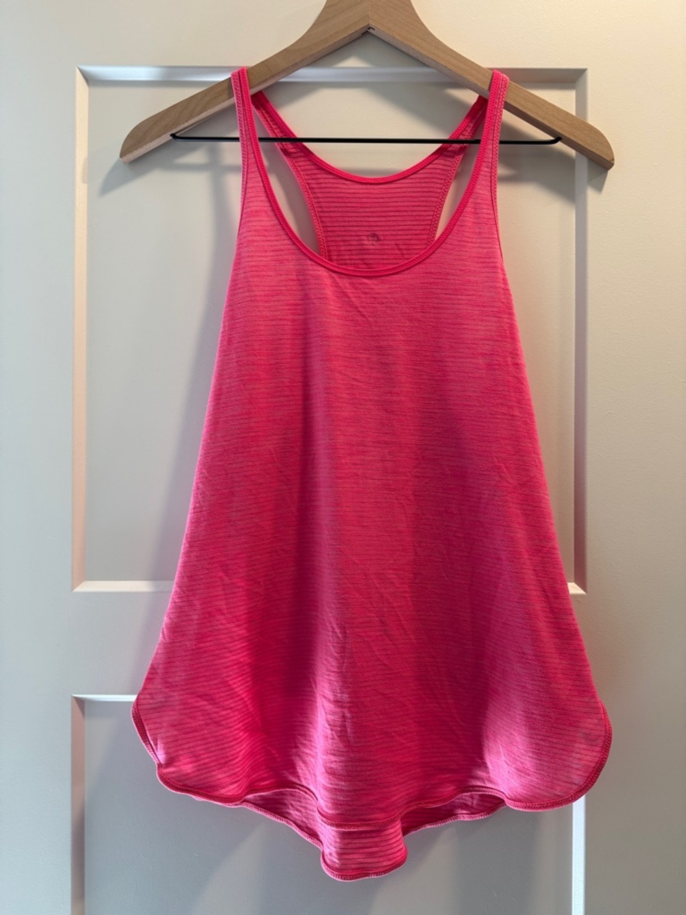 lululemon athletica Coral Pink Racerback Tank Top